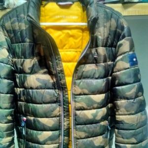 Hilfiger puffy jacket.